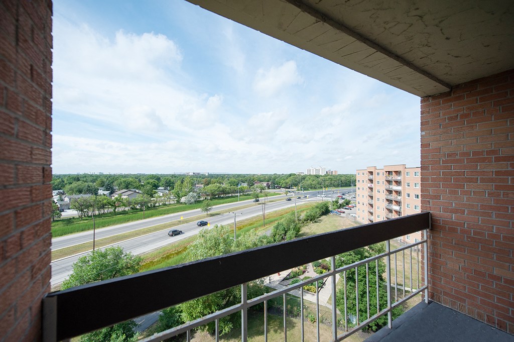 View From Balcony at 1310 Archibald Apartments, Winnipeg, MB, R2J 0Z4