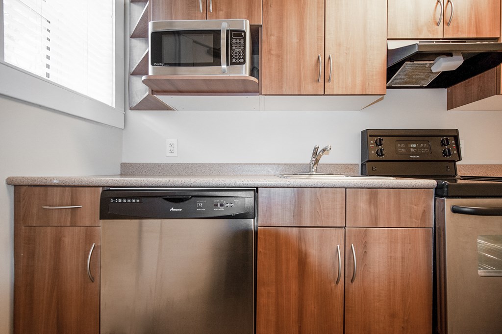 Kitchen at 980 Wolseley Apartment Suites for rent in Winnipeg, Manitoba