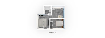 One Bedroom Suite Floor Plan at 389 Balmoral Street. Apartments for Rent in Winnipeg.
