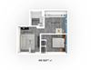 One Bedroom Suite Floor Plan One Bedroom Suite Floor Plan at 389 Balmoral Street. Apartments for Rent in Winnipeg.