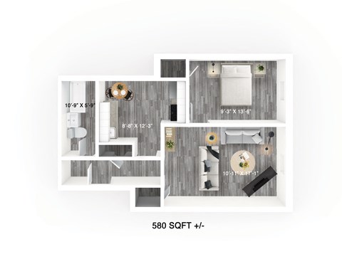 One-bedroom suite at 508 McMillan Apartment for rent in Winnipeg