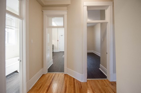 Hallway at 626 Jessie Apartment Units for rent in Winnipeg