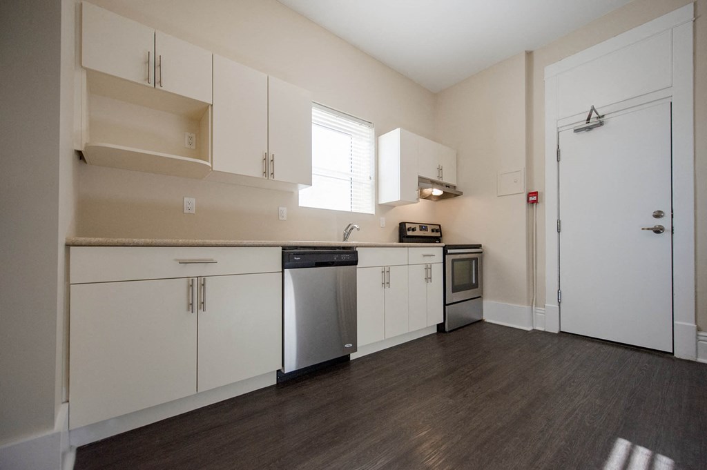 Kitchen at 626 Jessie Apartment Suites for rent in Winnipeg