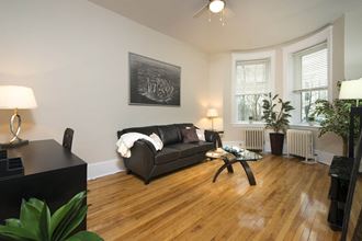 Living Room at 626 Jessie Apartment Suites for Rent in Winnipeg