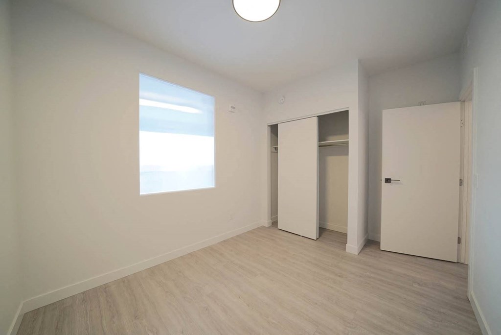 Spacious Bedroom With Closet at 703 St. Anne's Road Apartments, Winnipeg MB