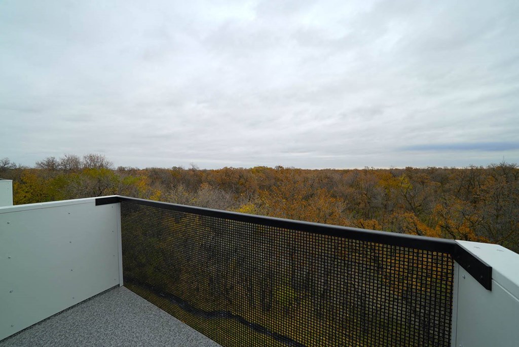 Private Walk-out Balcony at 703 St. Anne's Road Apartments, Winnipeg, MB