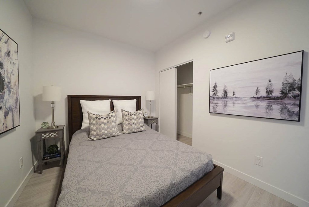 Spacious Bedroom With Closet at 703 St. Anne's Road Apartments, Winnipeg MB