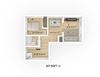 1 Bed 1 Bath Floor Plan 1 Bed 1 Bath Floor Plan at 980 Wolseley Apartment Suites for rent