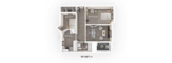 117 Bryce Street - 2 Bedroom, 1 Bathroom - 2B