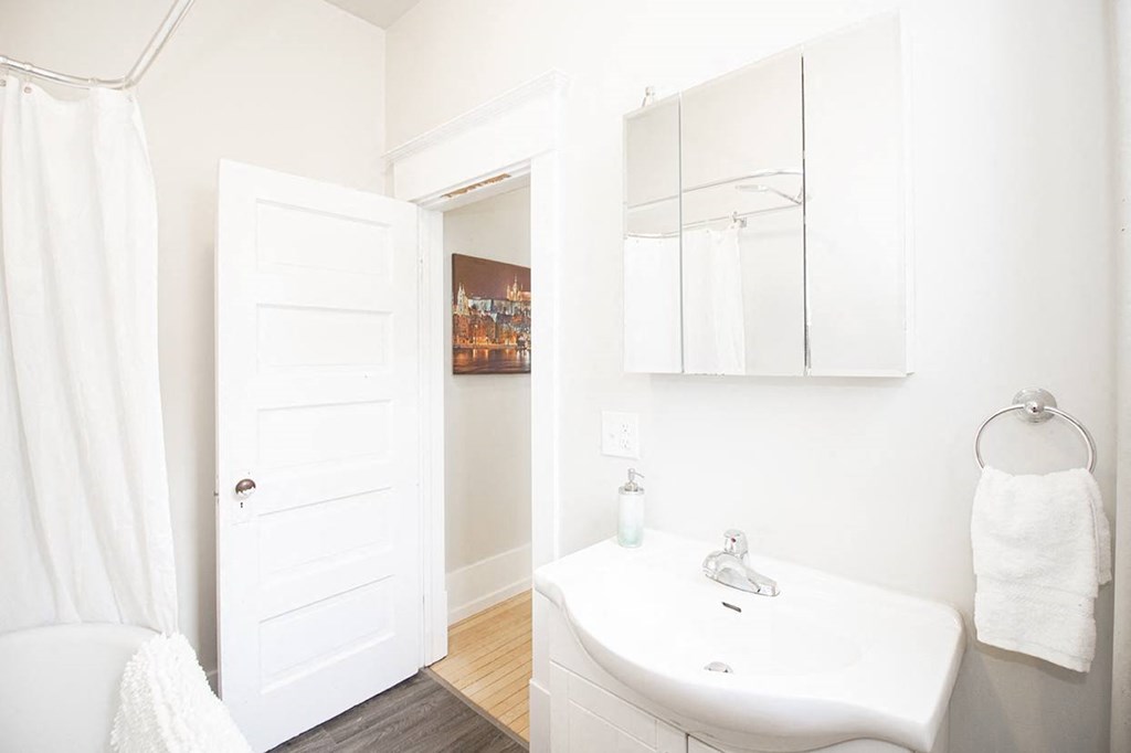 Bathroom at 745 Wolseley Apartments - rentals in Winnipeg