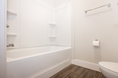 A bathroom at 117 Bryce Two-Bedroom Apartment for Rent in Winnipeg