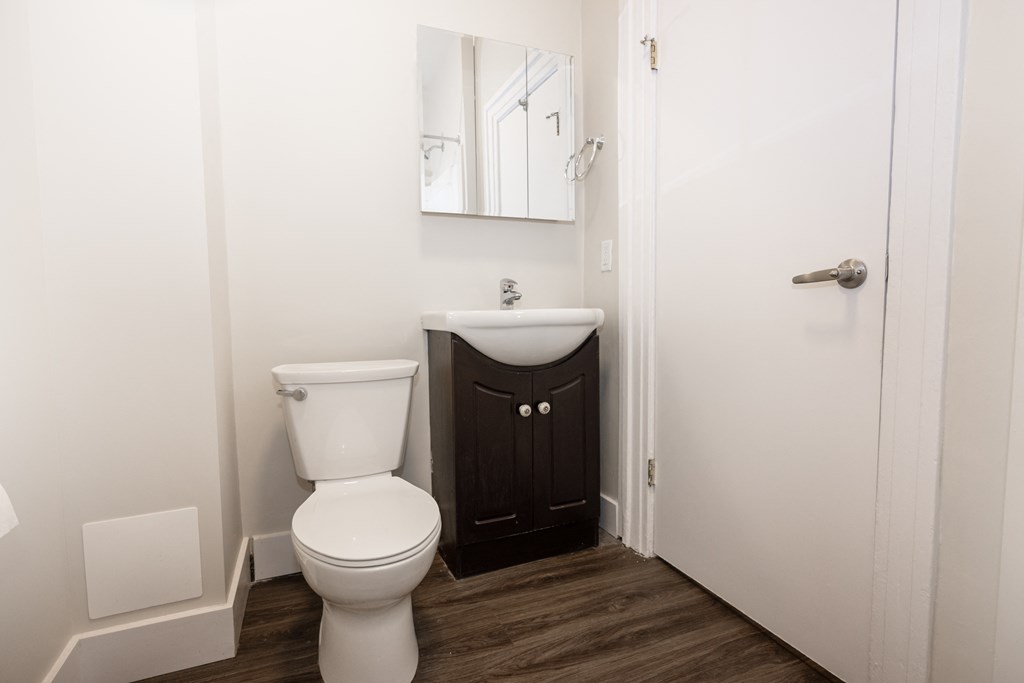 A bathroom at 117 Bryce Street