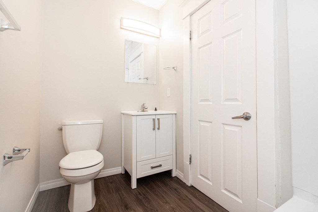 a small bathroom with a toilet and a sink