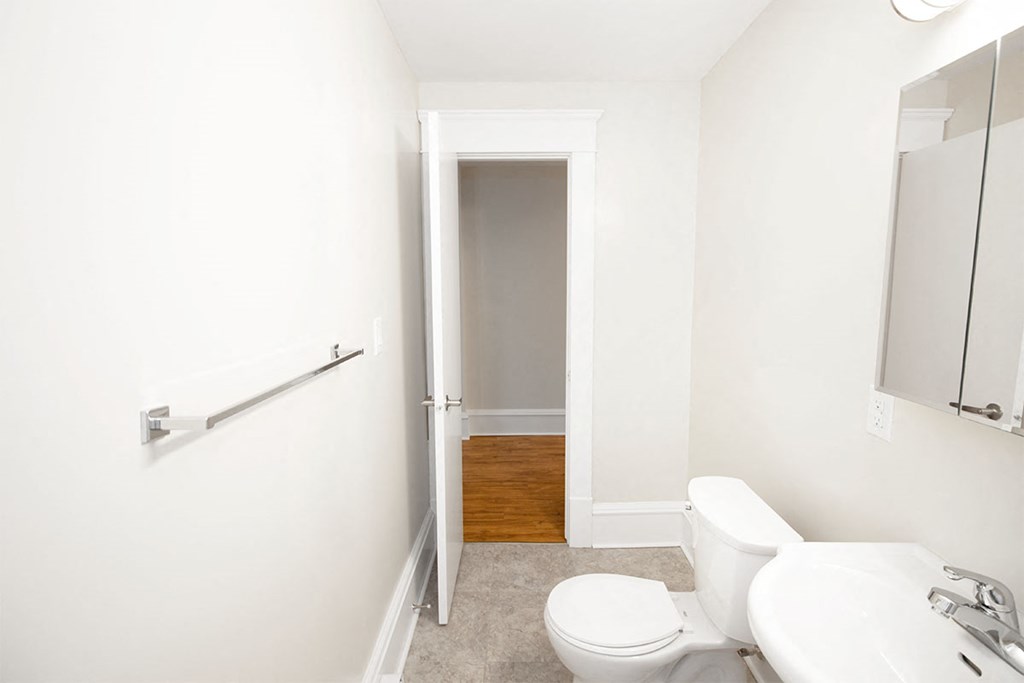 Bathroom at 508 McMillan Apartment Suites for rent