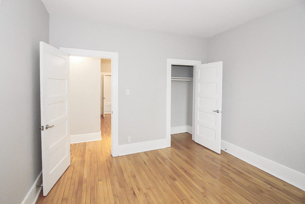 Bedroom at 105 Clarke Apartment Suites in Winnipeg, MB