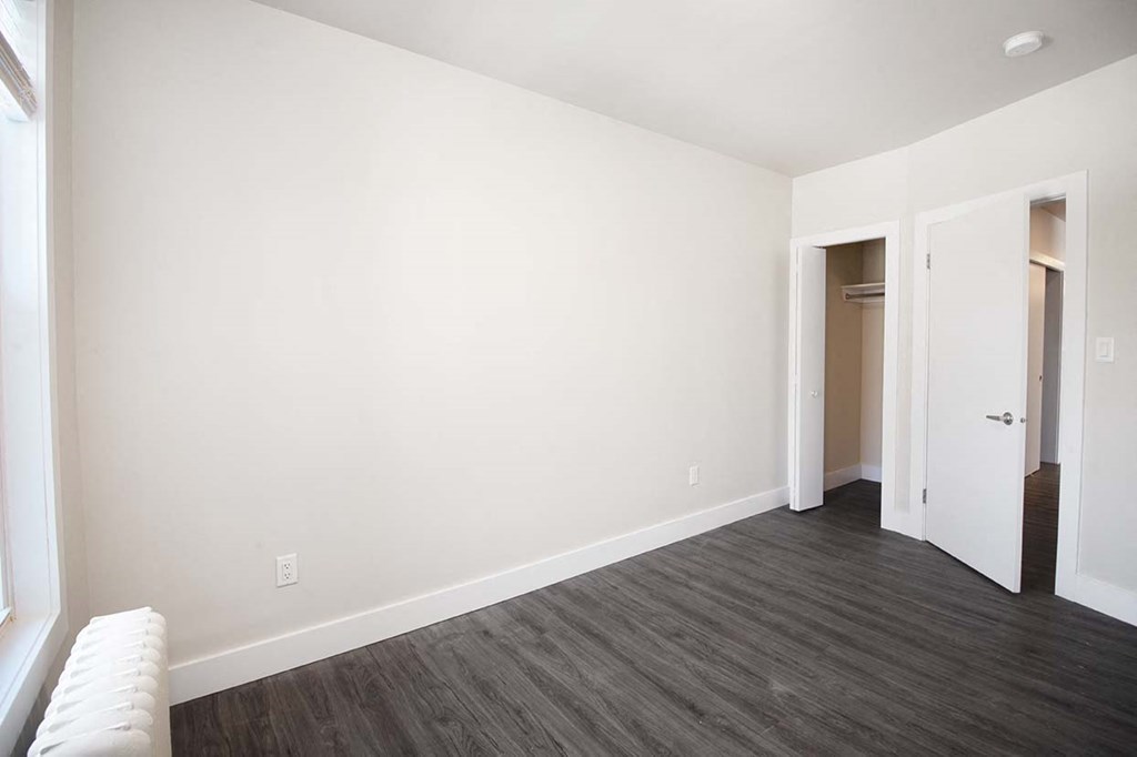 First Bedroom at 812 Wolseley Luxury Apartment for rent in Winnipeg