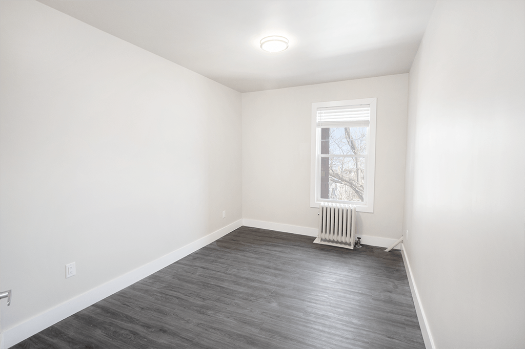 First Bedroom at 812 Wolseley Luxury Apartment for rent in Winnipeg