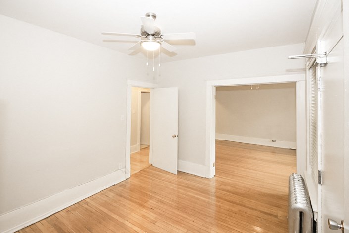 Bedroom at 573 Warsaw Apartments for rent in Winnipeg, Manitoba, Canada