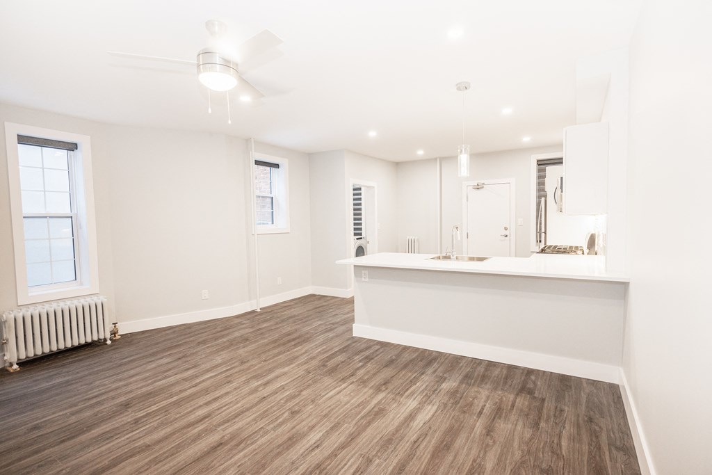 A kitchen at a two-bedroom suite for rent in Winnipeg