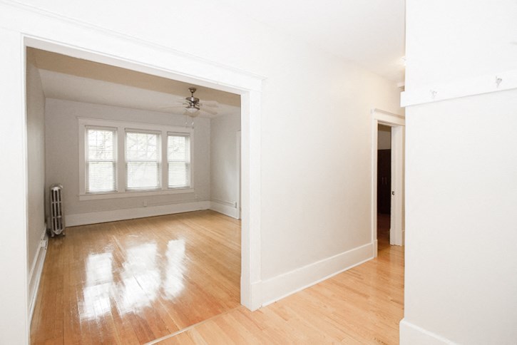 Hallway at 573 Warsaw Apartment Suites in Winnipeg