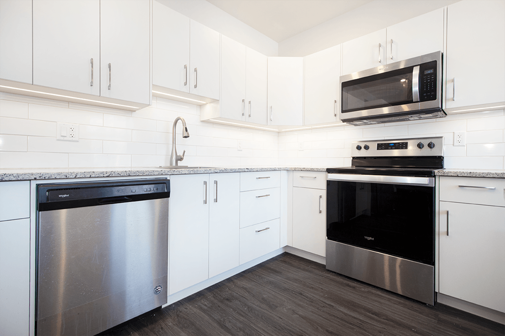 Renovated Kitchen at 812 Wolseley Luxury Apartment for rent in Winnipeg