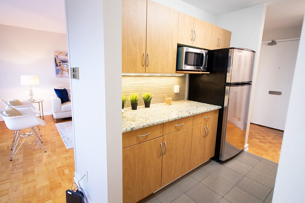Refrigerator And Kitchen Appliances at 1310 Archibald Apartments, Winnipeg, MB R2J 0Z4