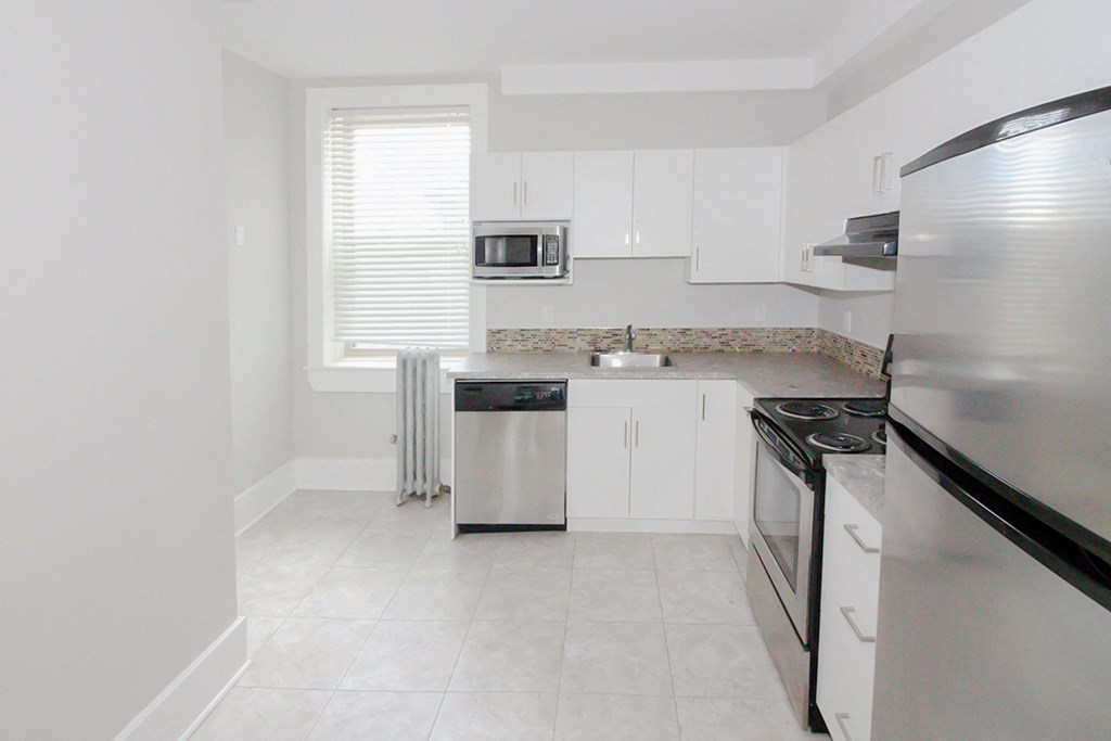 Kitchen at 105 Clarke Apartment Suites for rent in Winnipeg