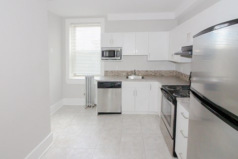 Kitchen at 105 Clarke Apartment Suites for rent in Winnipeg