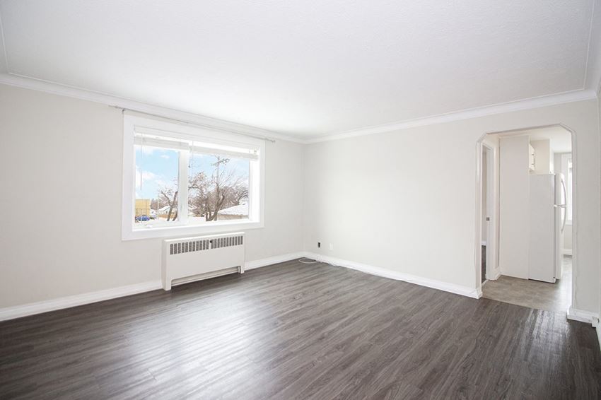 Living room at 1800 Portage Apartment Suites for rent in Winnipeg - Photo Gallery 1