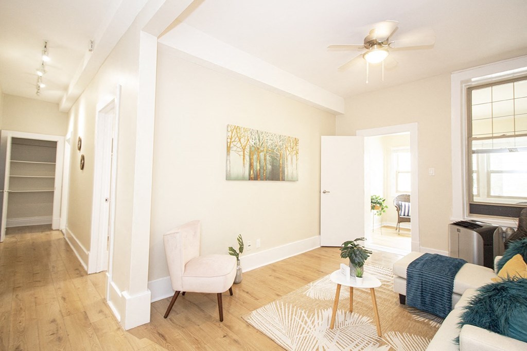 Living room at 105 Clarke Apartment Suites for rent in Winnipeg, MB