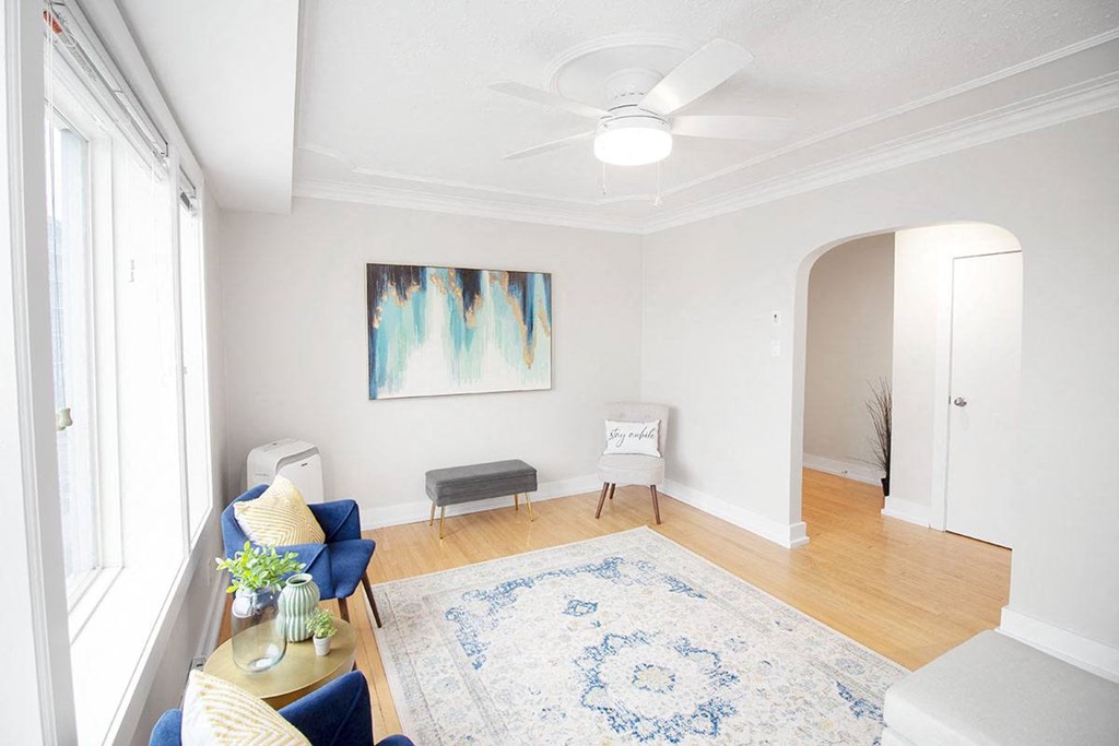 Lovely Livingroom at Place St. Boniface Complex