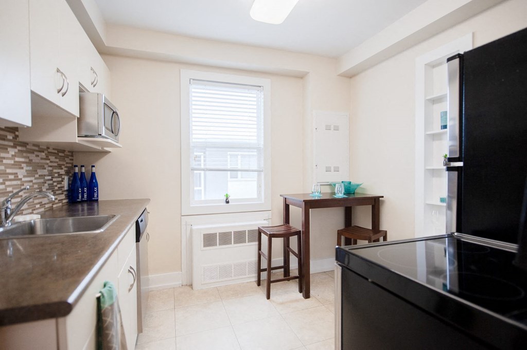 Kitchen and Dining Area at Place St. Boniface Complex