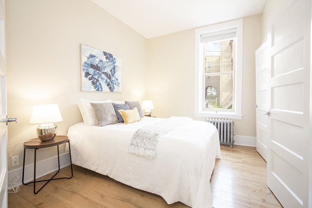 Bedroom at 105 Clarke Apartment Suites for rent in Wpg