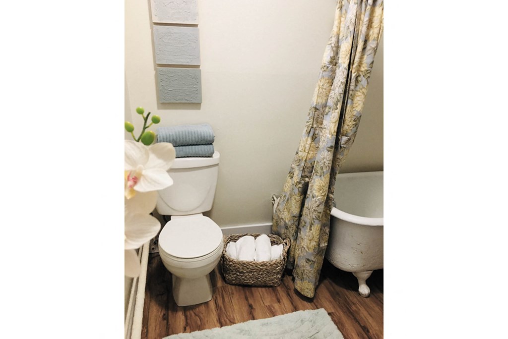 Bathroom at 641 Westminster Apartment Suites for rent in Manitoba