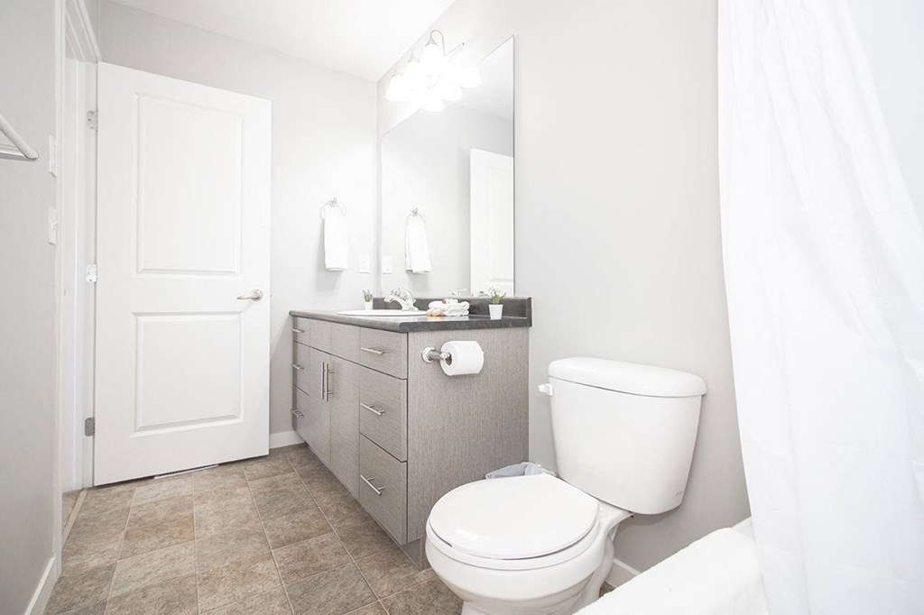 Bathroom at 100 Southview Apartments for rent