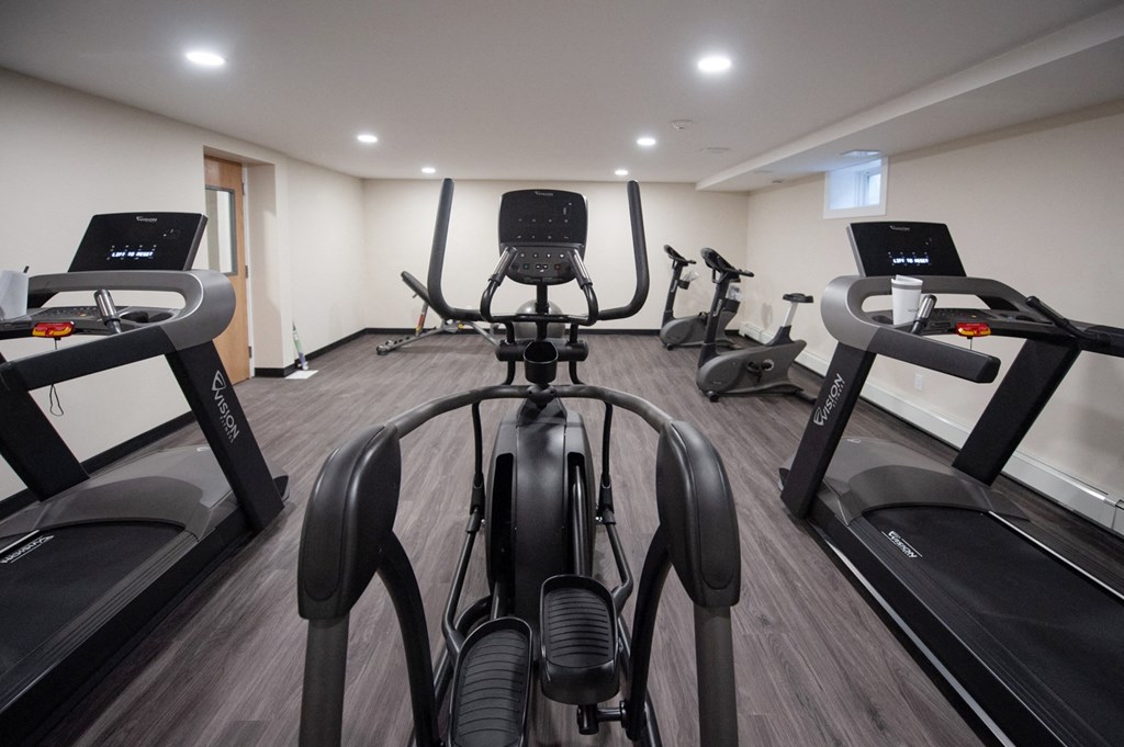 Gym area at 2075 Portage Spacious Apartment Units