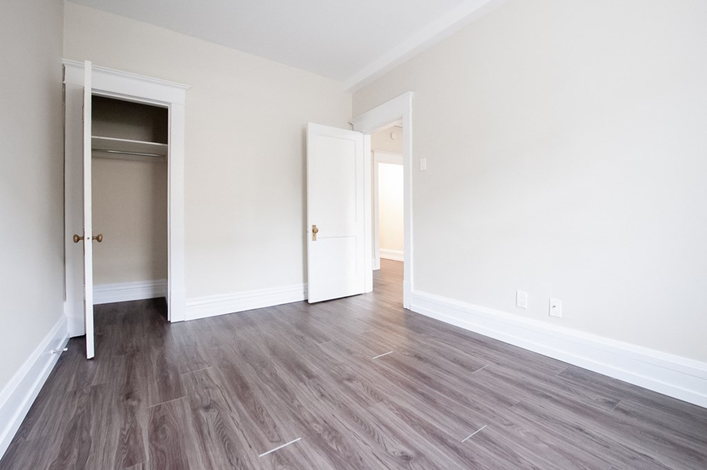 Bedroom at 508 McMillan Apartment Suites for rent in MB, Canada