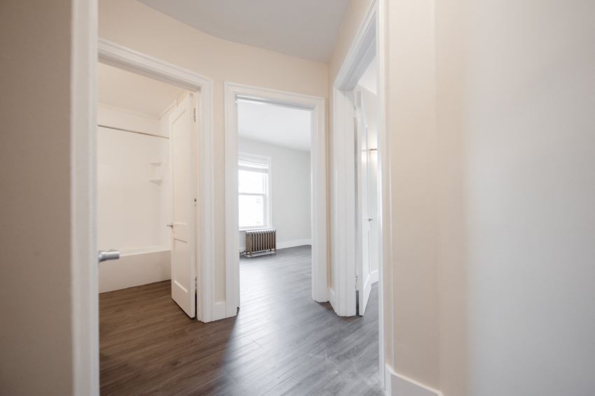 Renovated Two Bedroom Hallway at 331 Marion Apartment Suites for rent - Photo Gallery