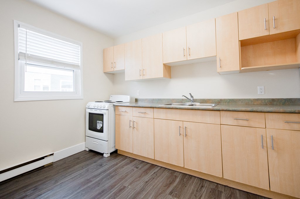 Kitchen at 331 Marion Spacious Apartment Suites for rent in Winnipeg, Manitoba