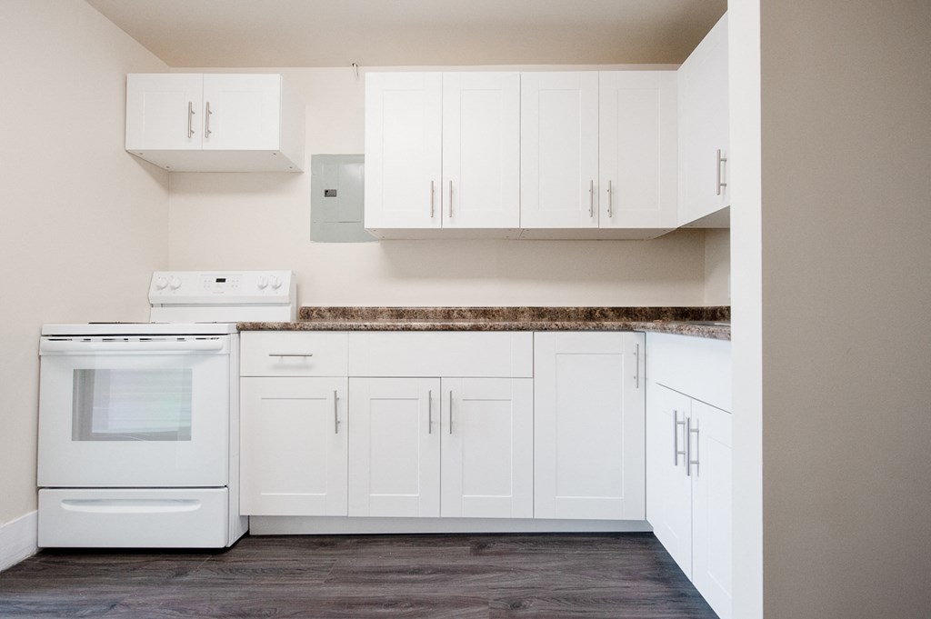 Kitchen at 309 Enfield Apartment Suites in Winnipeg, MB
