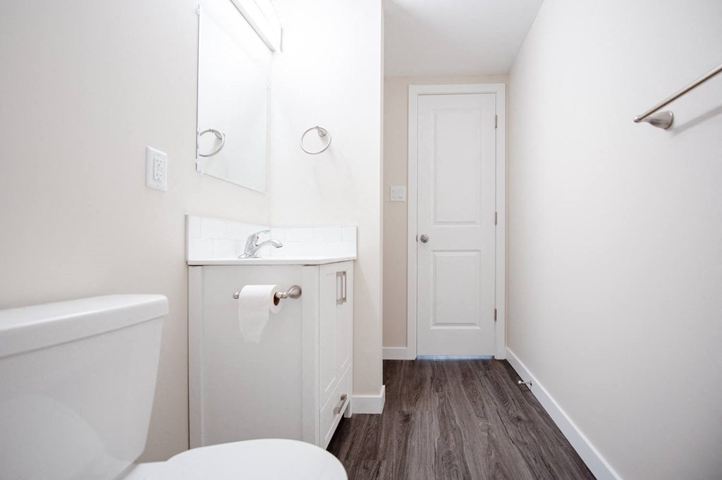 Bathroom at 105 Clarke Apartment Suites for rent in Winnipeg