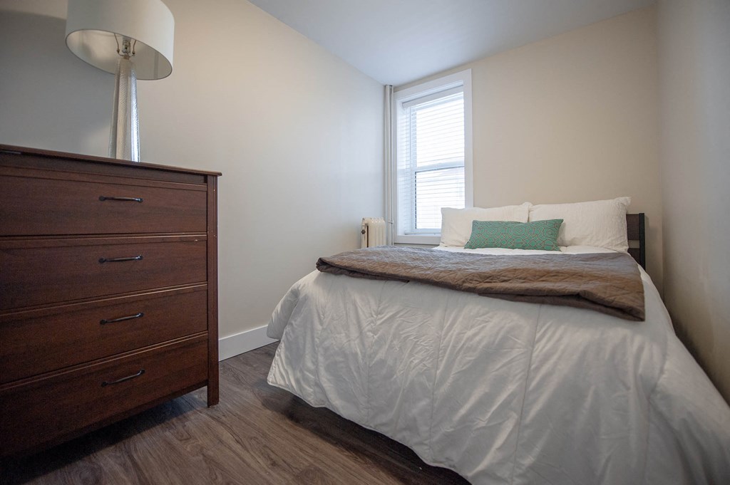 Bedroom at 834 Grosvenor Luxury Apartment Building