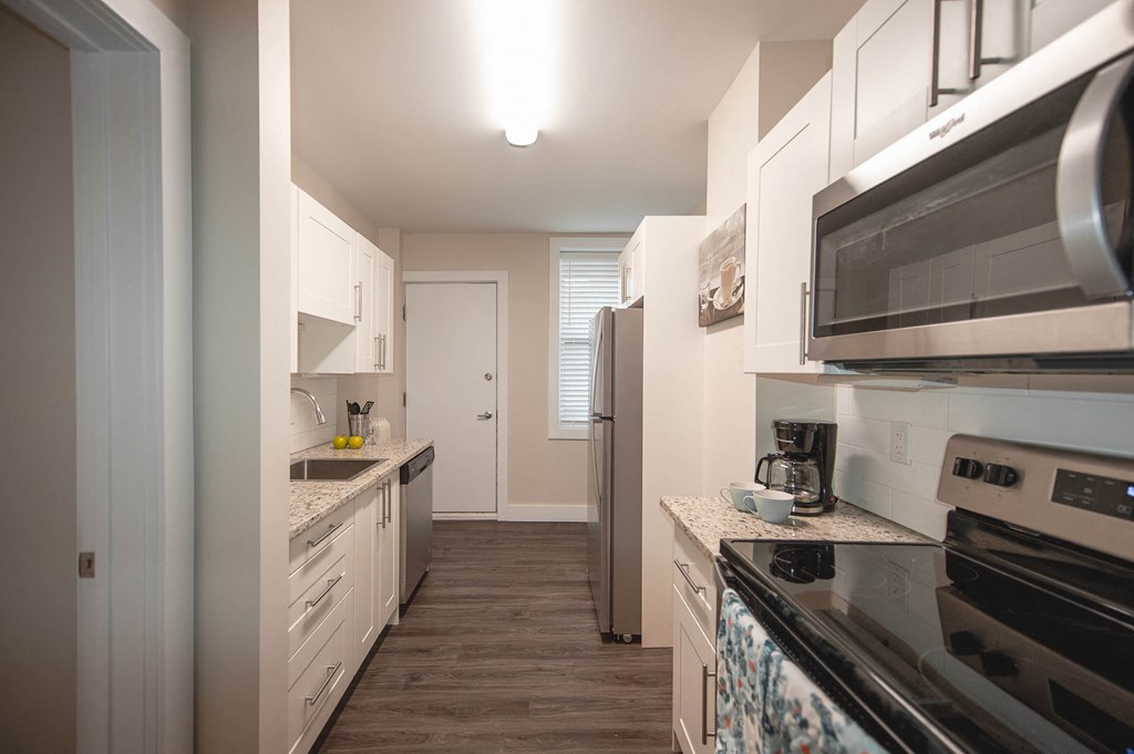 Kitchen at 834 Grosvenor Luxury Suite for rent in Winnipeg