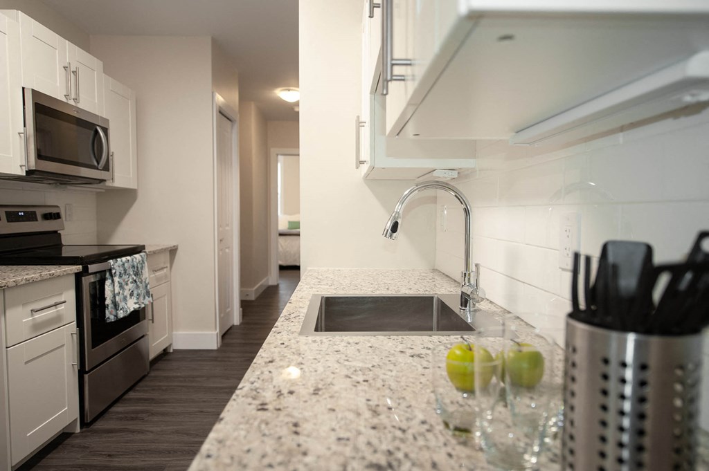 Kitchen at 834 Grosvenor Luxury Apartment for rent
