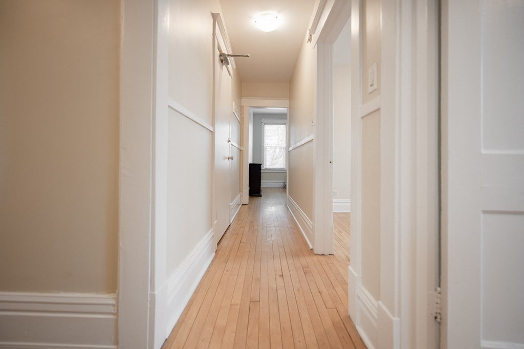 Hallway at 980 Wolseley Apartment Suites