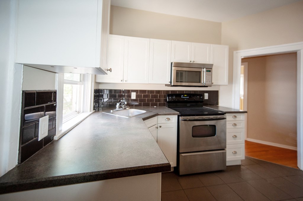 Kitchen at 199 Overdale Apartment Suites in Winnipeg