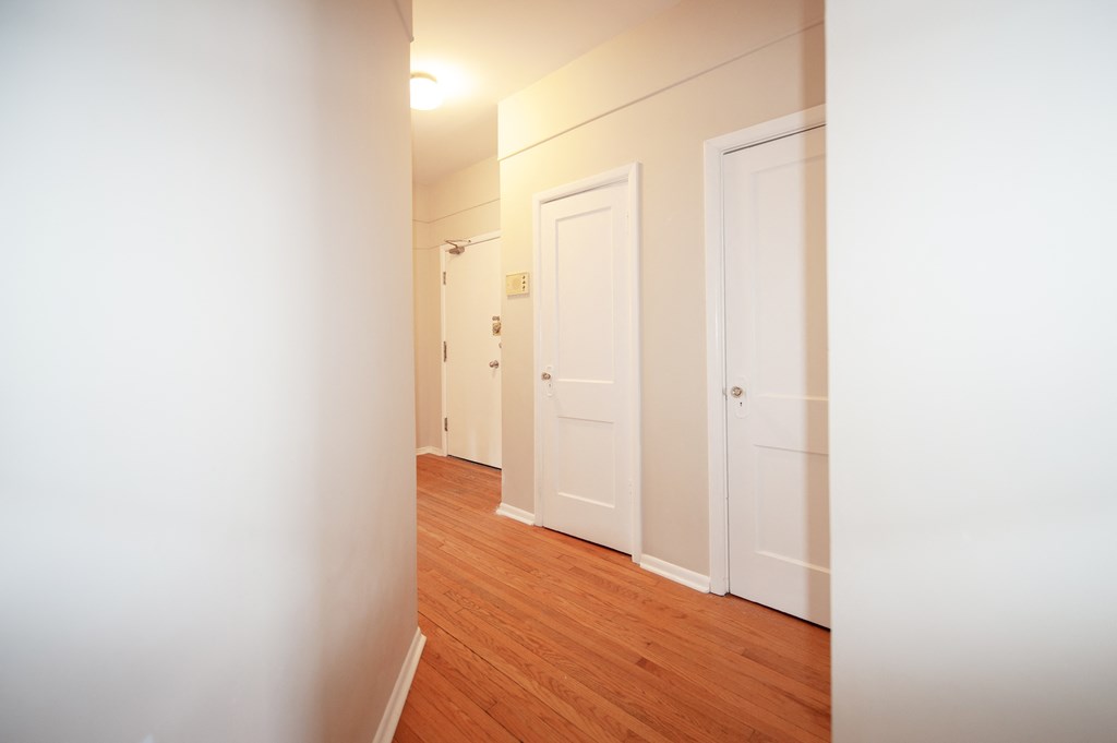 Hallway at 199 Overdale Apartment Suites for rent in Winnipeg