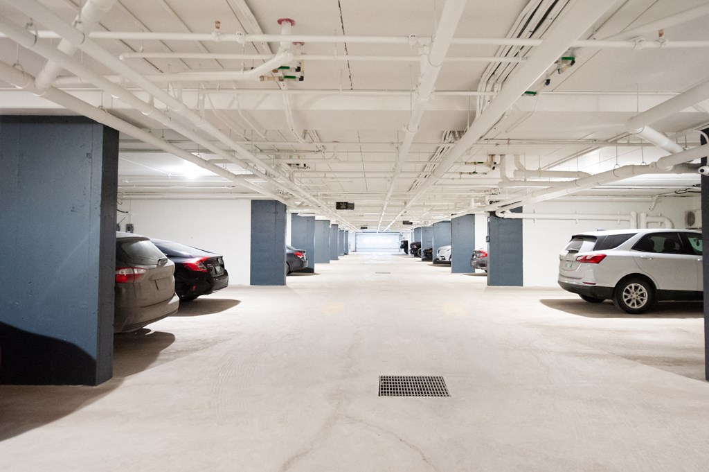 Covered Parking Lot at 30 University Crescent