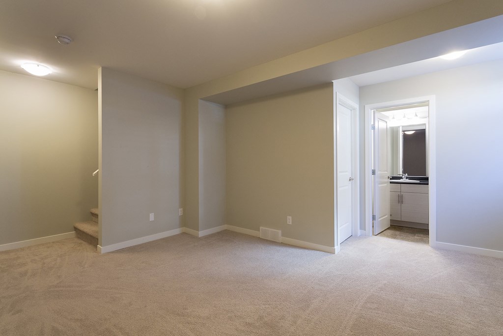 Finished Basement Available