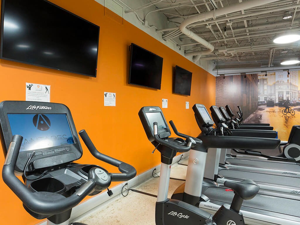 Fitness Equipment at 190 Smith Apartment Suites